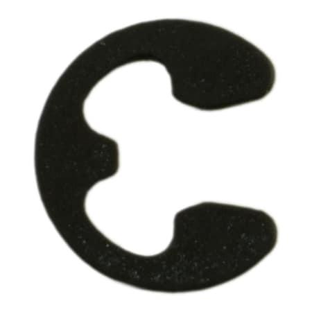 Midwest Fastener External-E E-Clip, Steel Black Phosphate Finish, 3/32 in Shaft Dia, 20 PK 70682